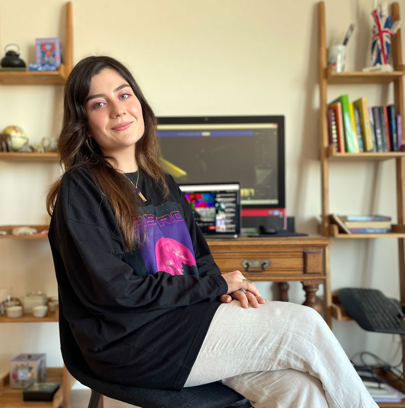 Portrait of the person