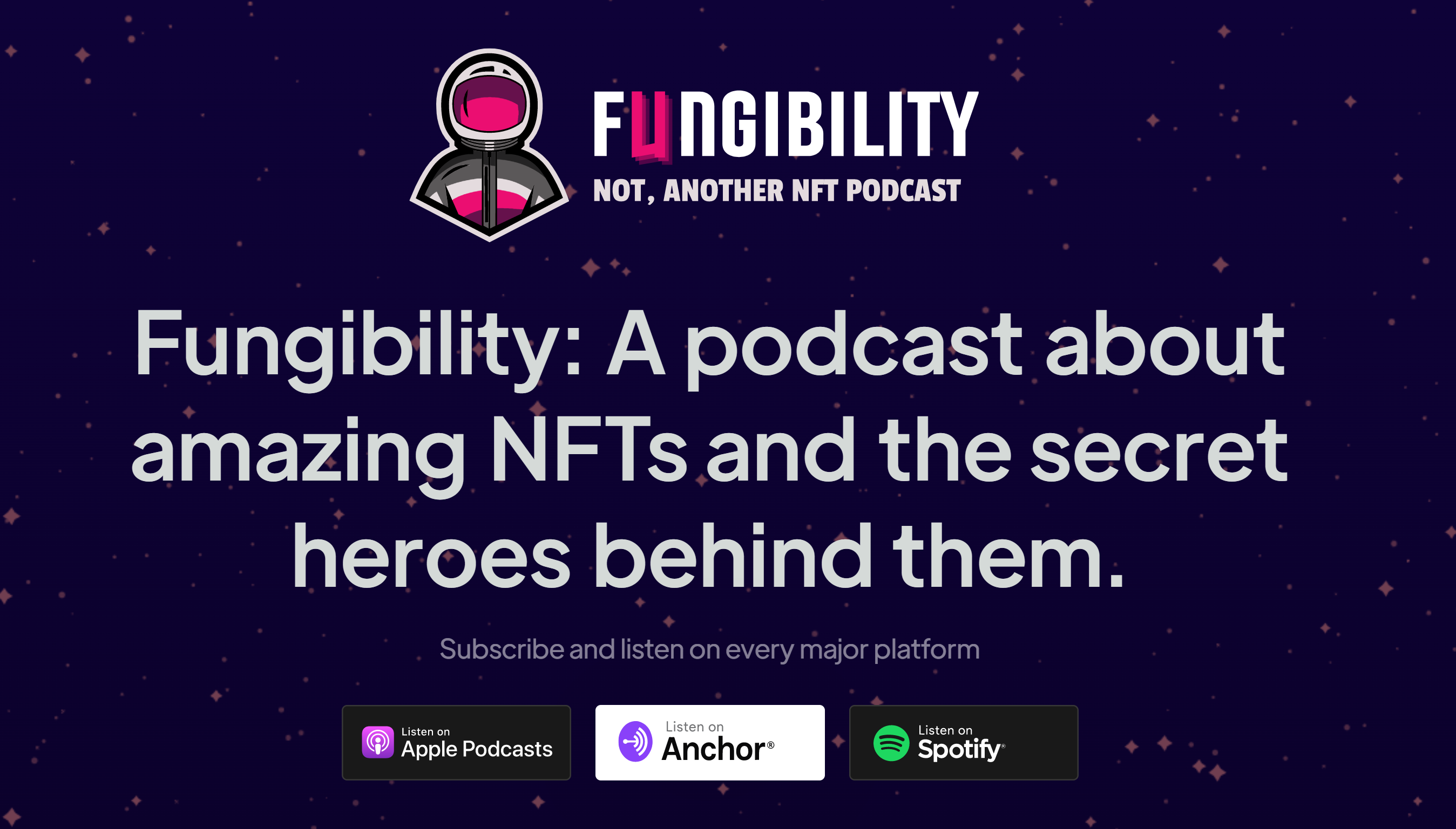 Fungibility NFT Podcast