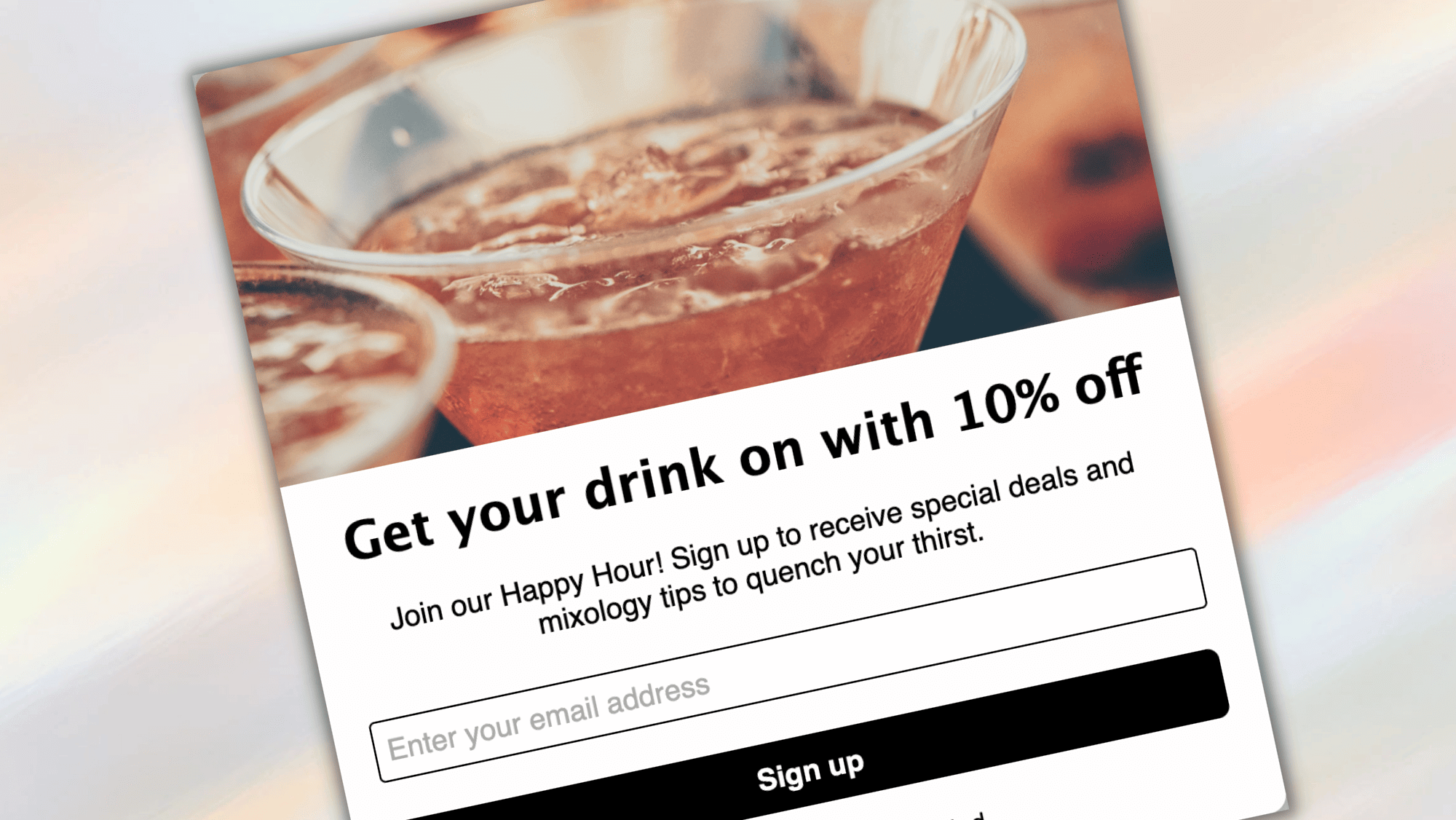 Popup examples from 7 ecommerce industries that show personality