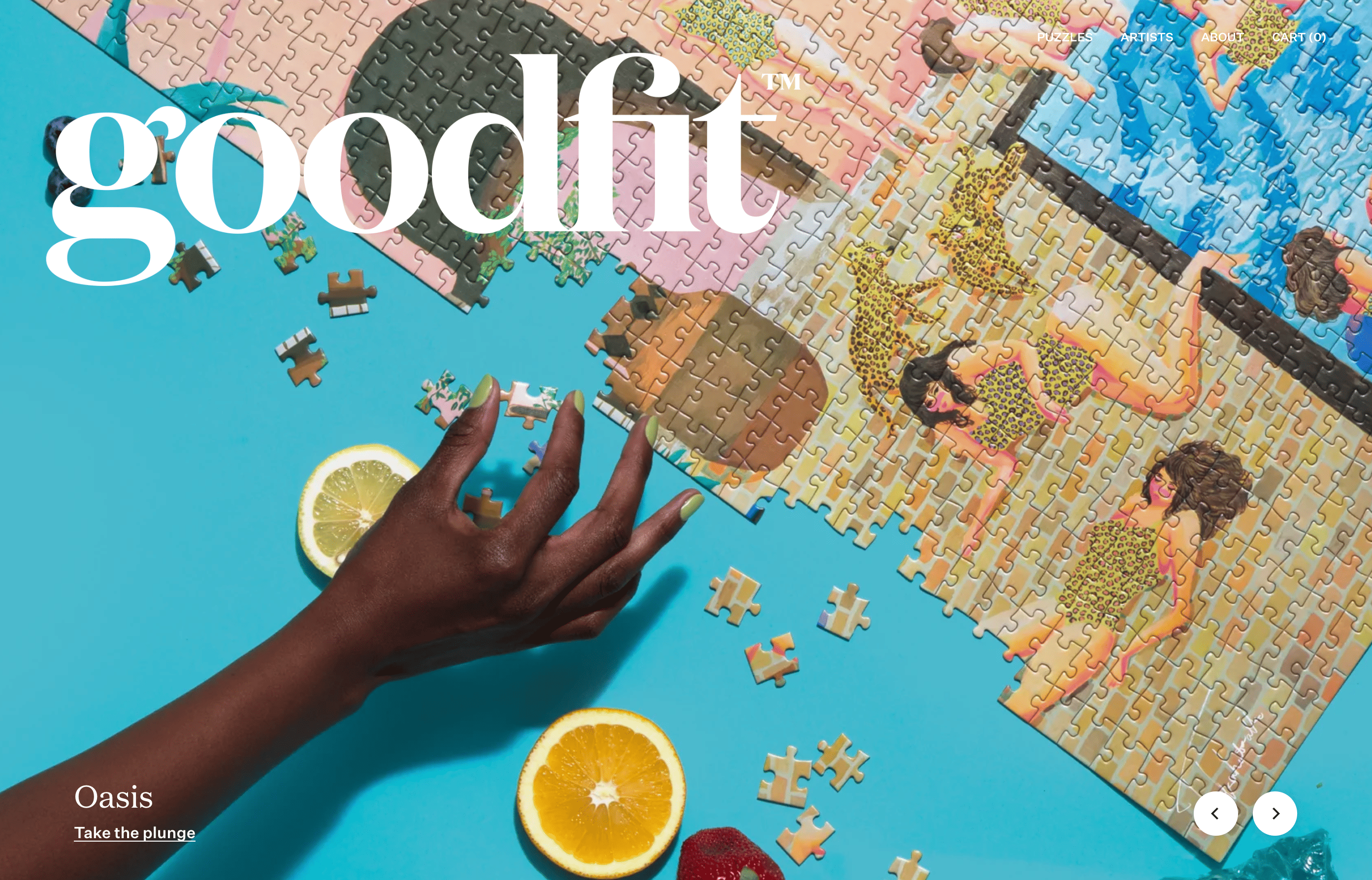 image of a hand reaching out with a puzzle piece, hovering over a puzzle in progress