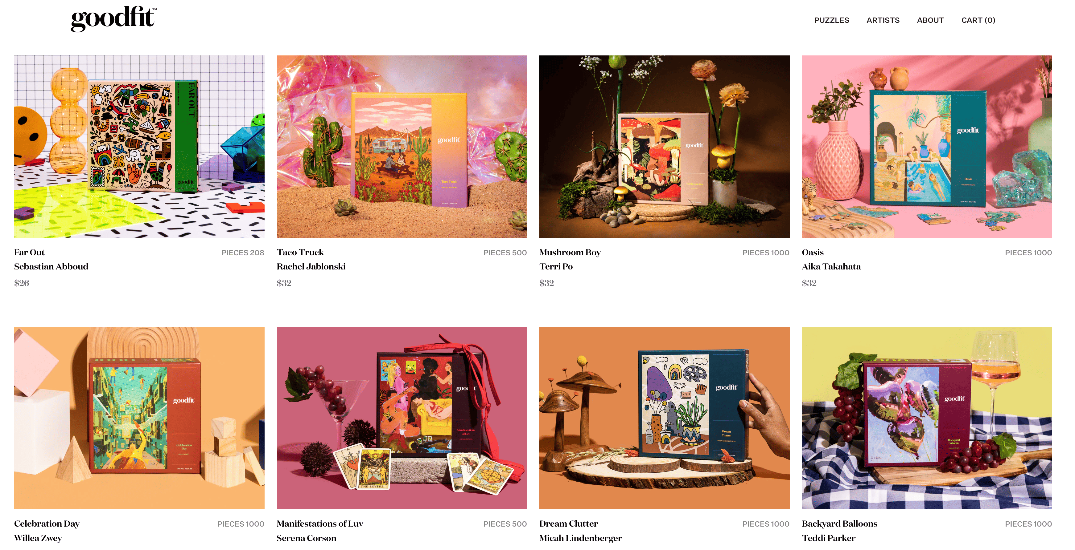 8-image grid of different puzzle boxes