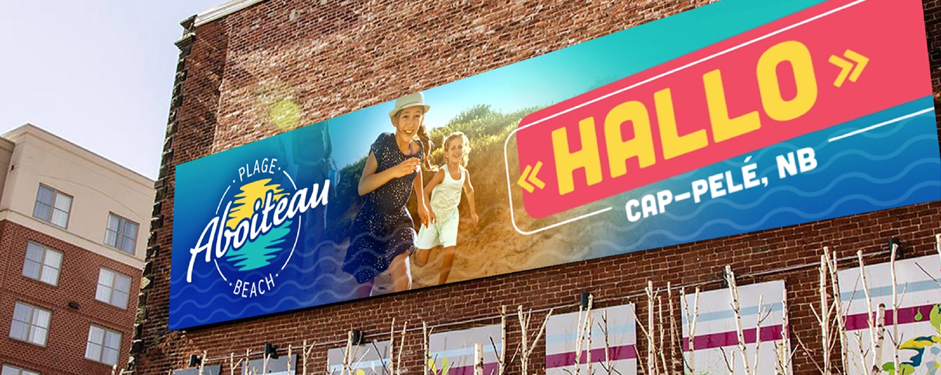Aboiteau Beach Billboard (strategy, design, branding, marketing communication, web, advertising)