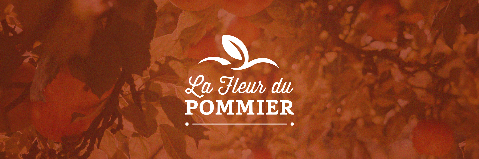 La Fleur du Pommier logo (strategy, design, branding, marketing communication, web, advertising)