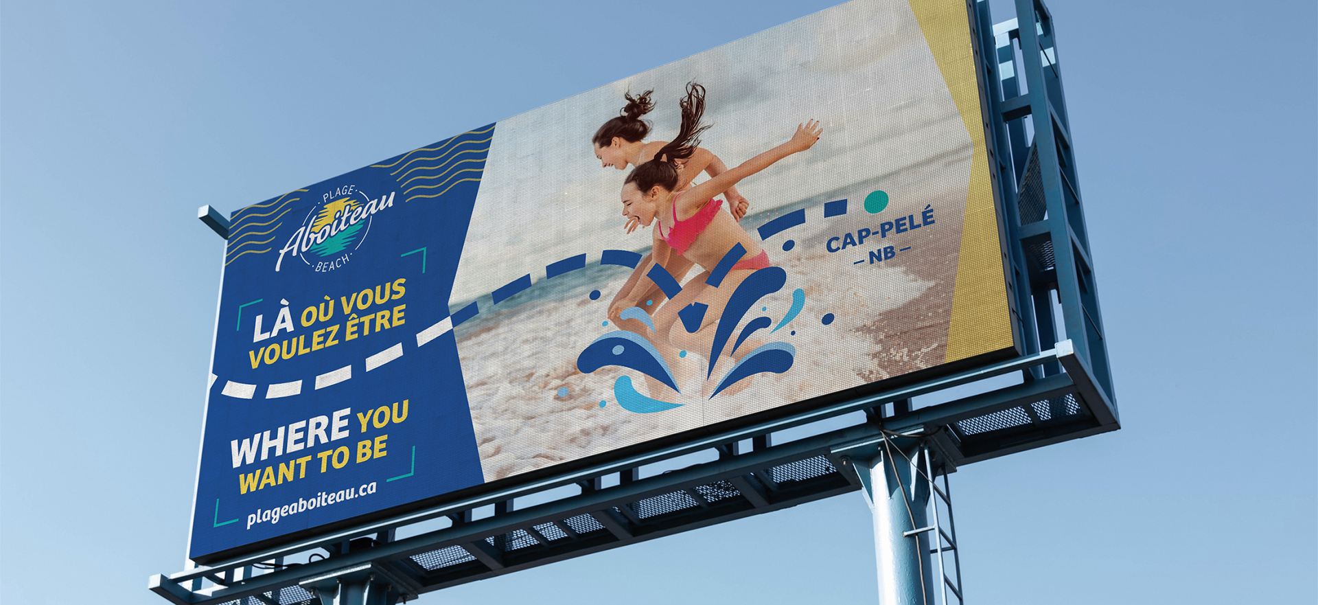 Billboard for Aboiteau Beach