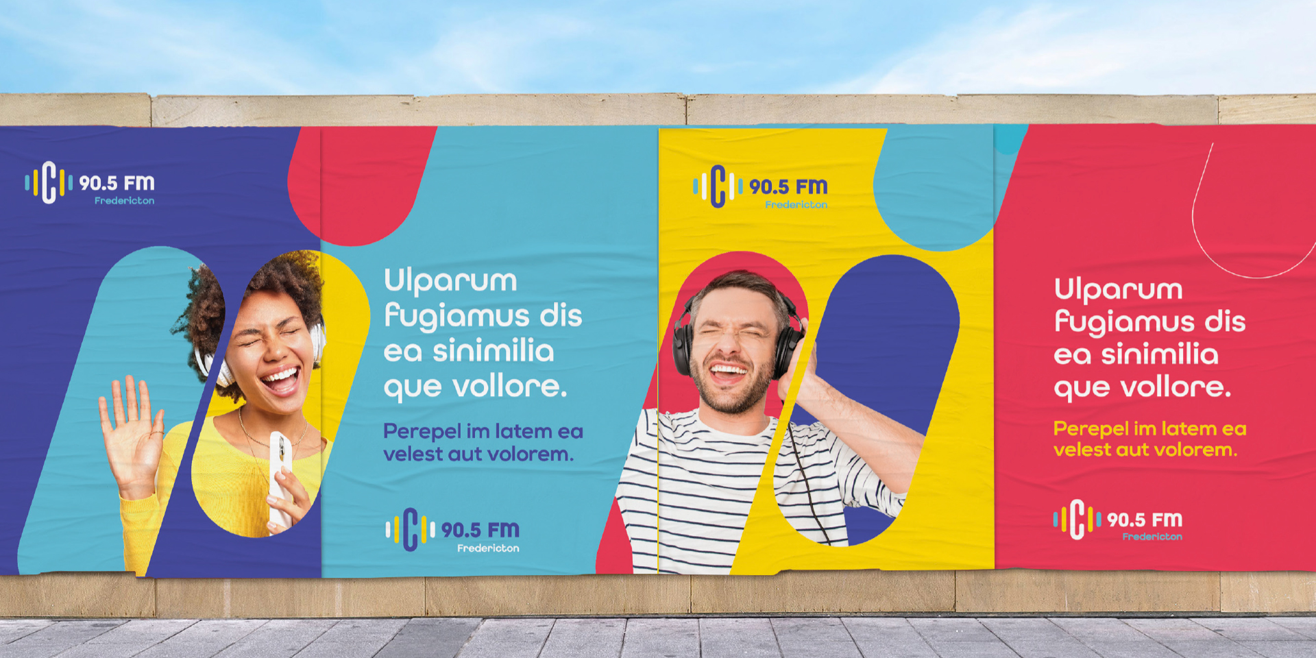 Promotional mural for C Media