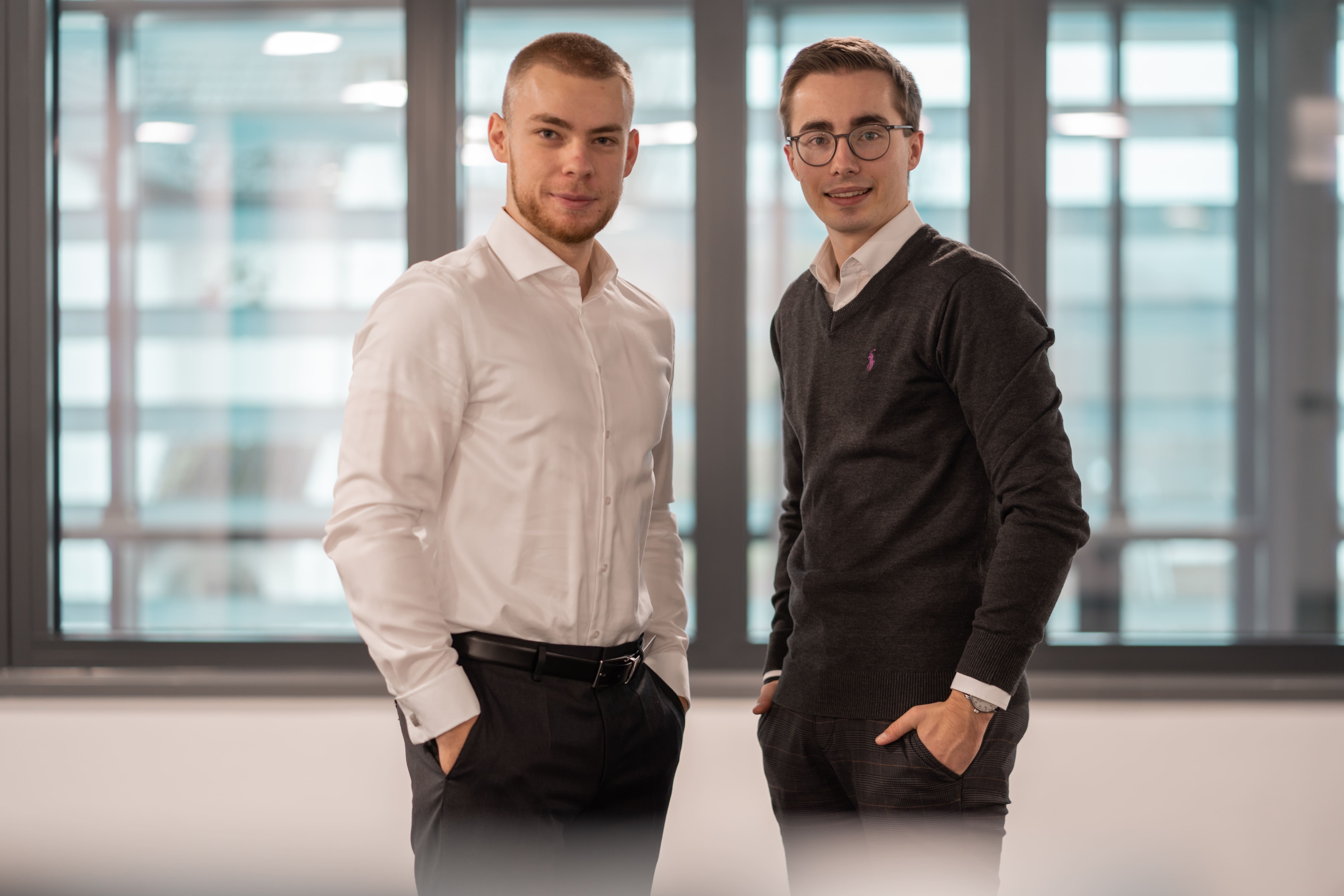 Fabian Schmidt und Lucas Groppe von der S&G - Consulting Group