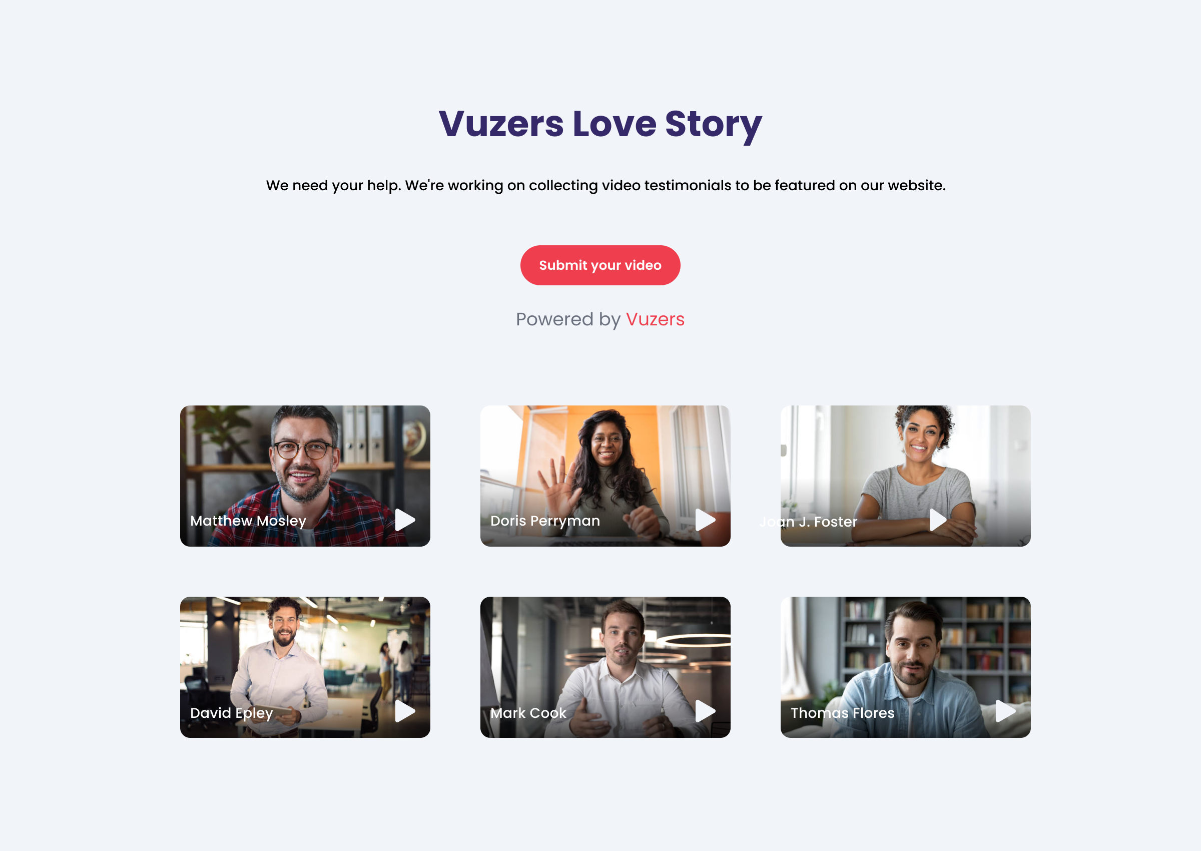 Vuzers love story page