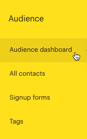 Cursor Clicks - Audience dashboard