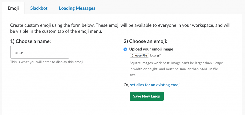 Import your Slack Emojis in Slack