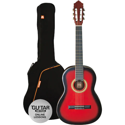 Ashton SPCG44TRB Red Burst Classical Guitar