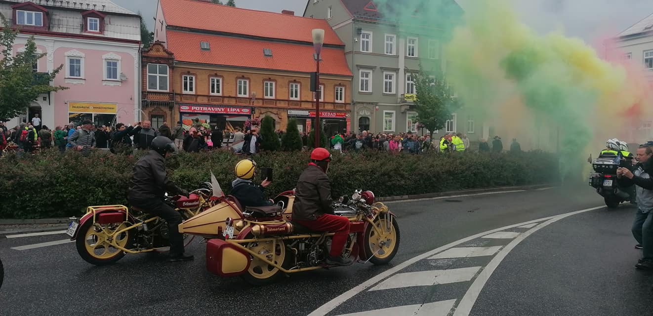 Exhibice Čechie- Böhmerland motocykly