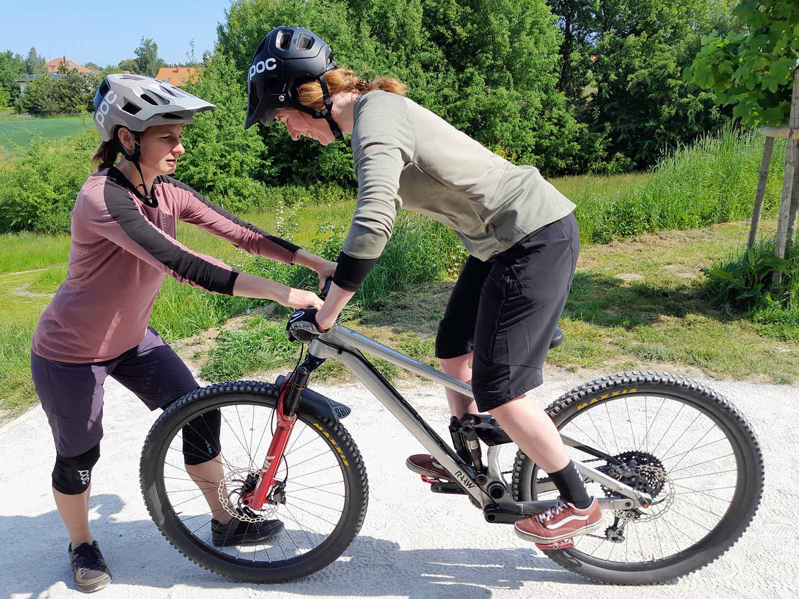 Campy Bikeskills a exhibice v lázních