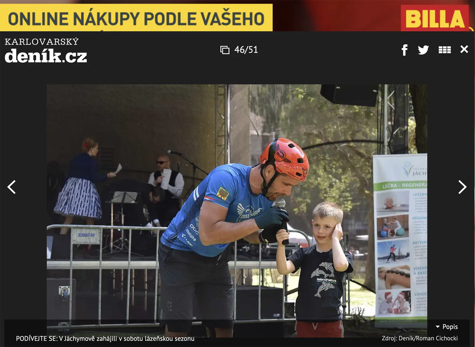 Campy Bikeskills a exhibice v lázních
