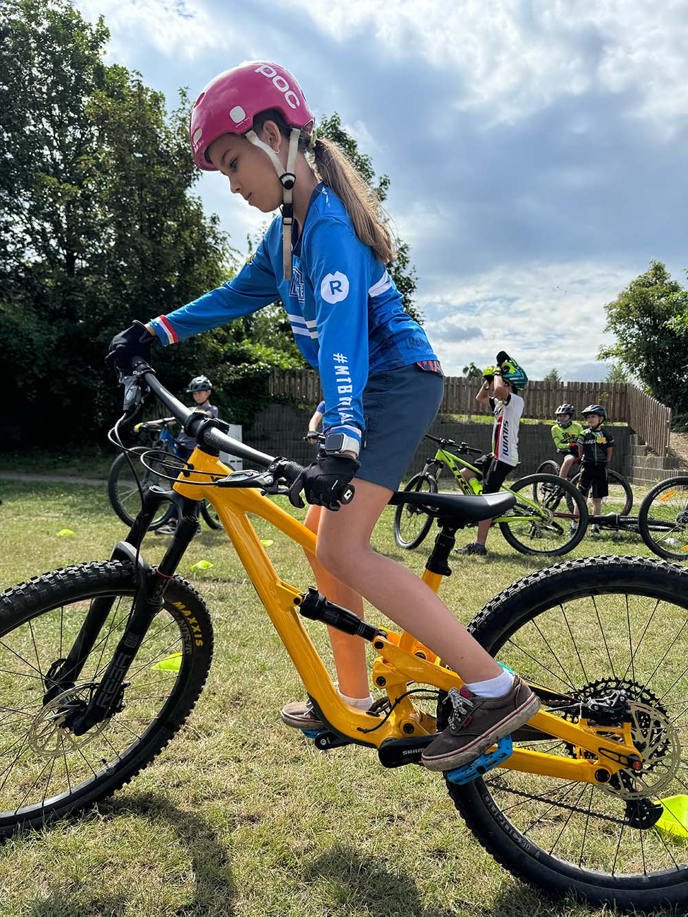 Suburban camp on bikes