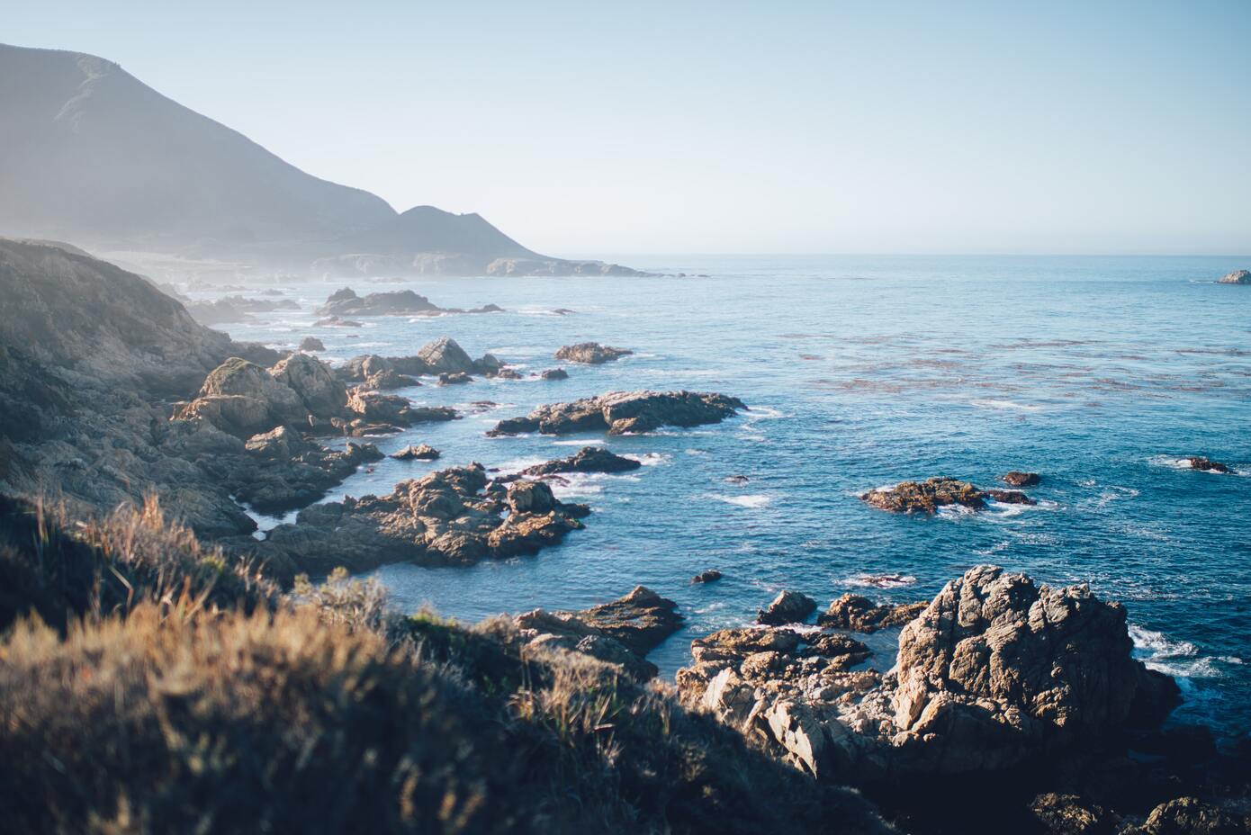 A beautiful coastal landscape.