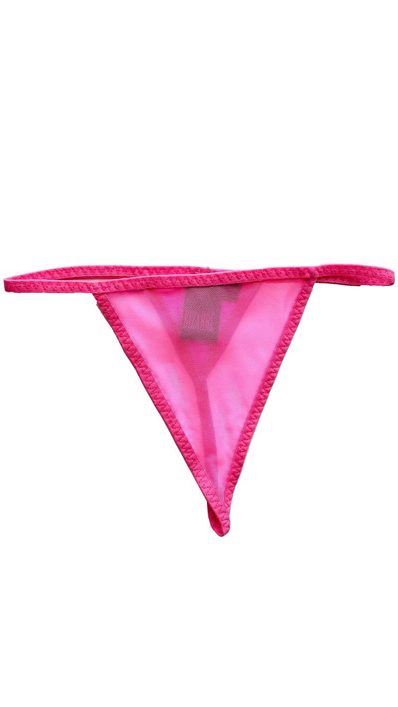 Hot Pink GString Bizarre Lingerie