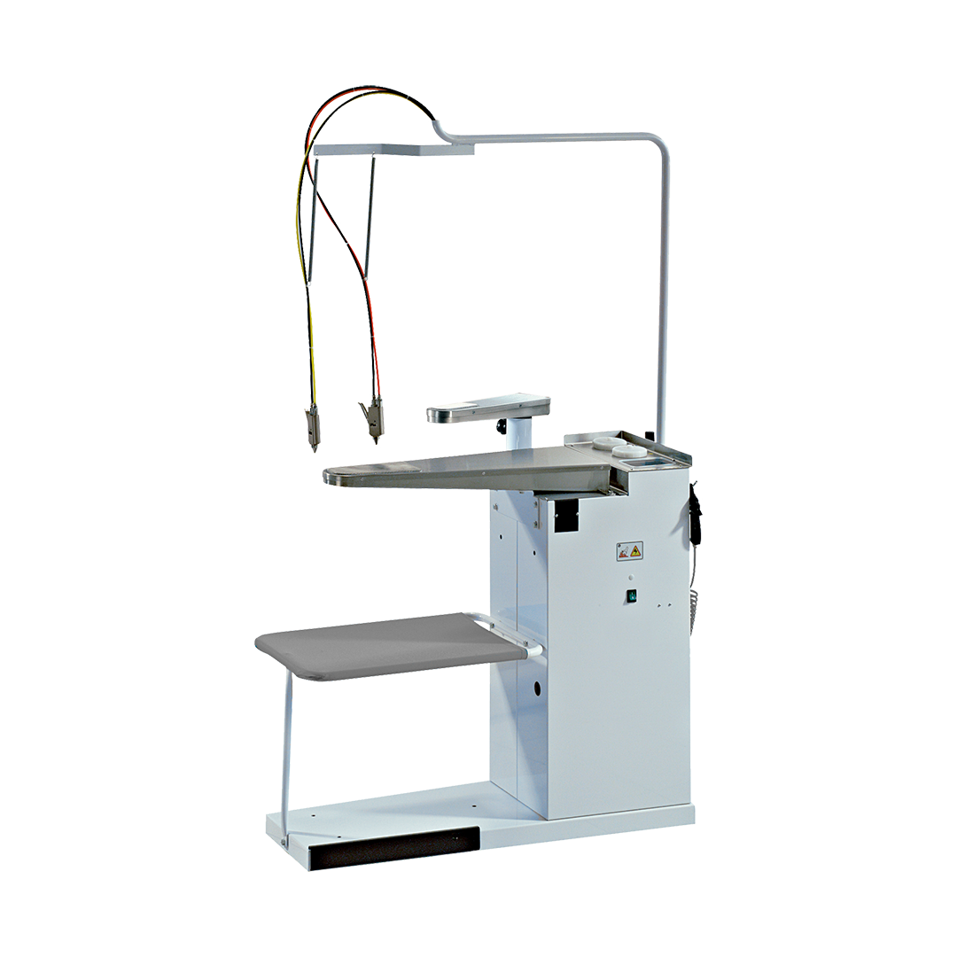 Spotting tables, Stain removing machines