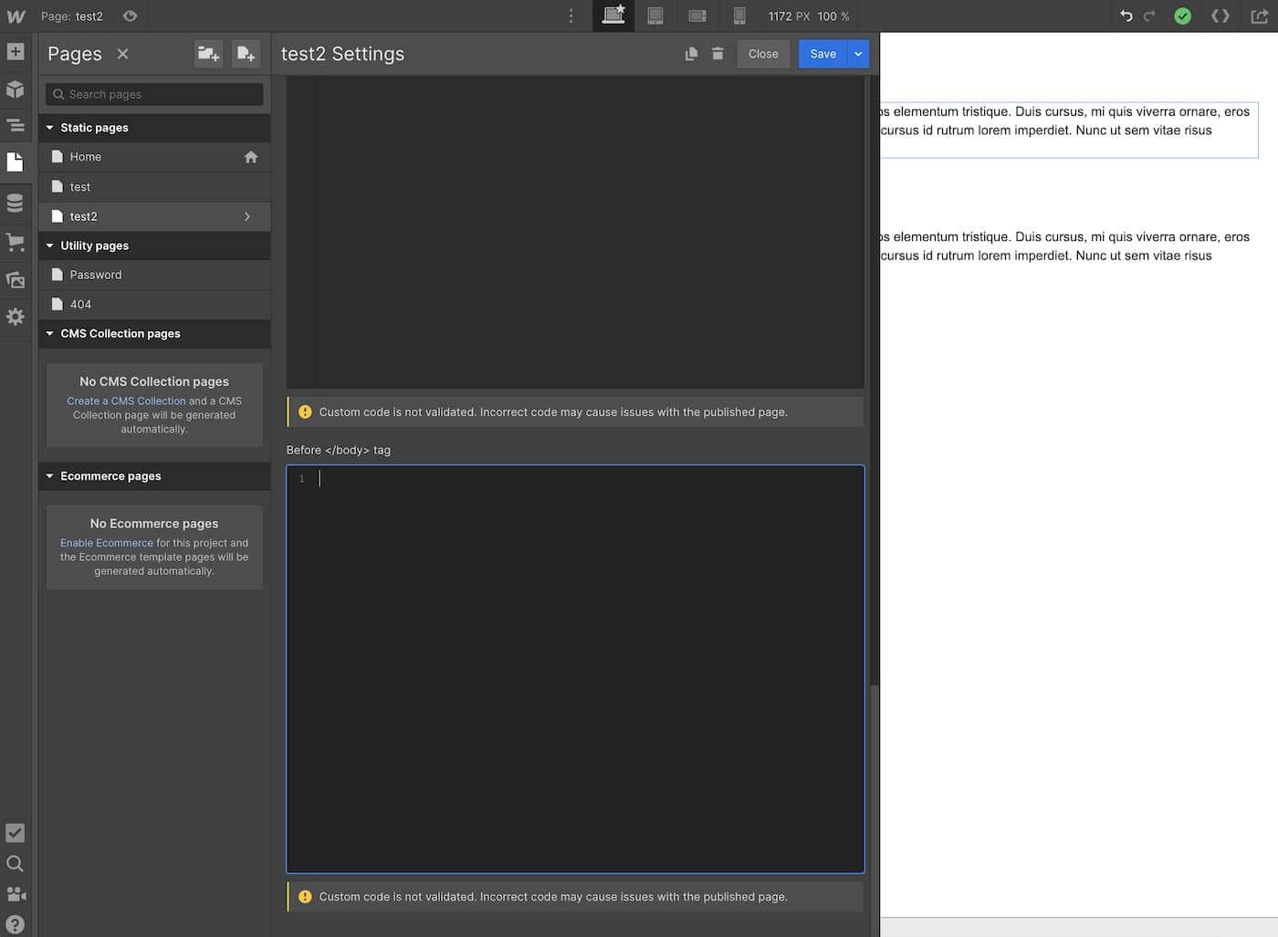 Troisième étape pour afficher un script différent