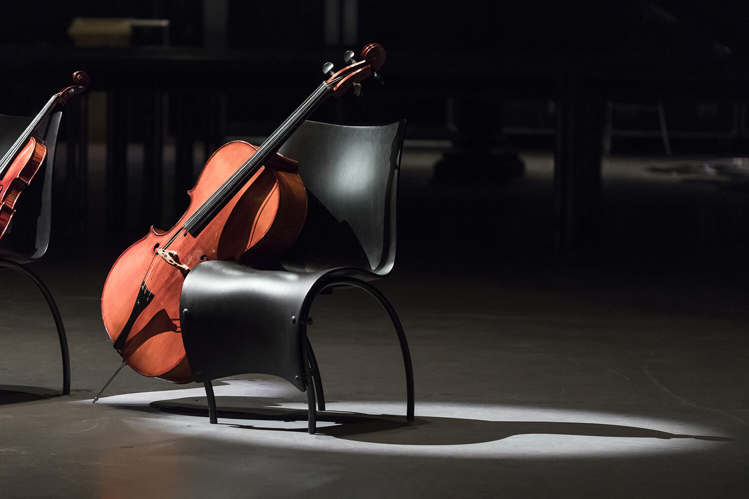 Ron Arad, Quartet, 2021. Sound test at Roundhouse, London. Courtesy of the artist.