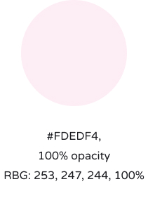 pink color swatch #fdedf4