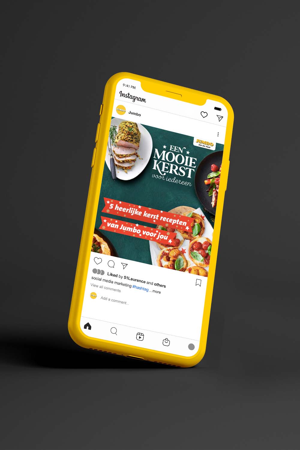 Social media marketing campange jumbo