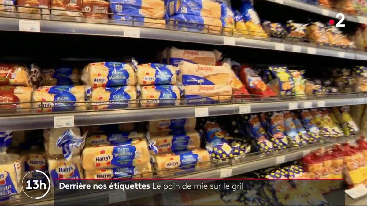 rayon de pain de mie supermarché