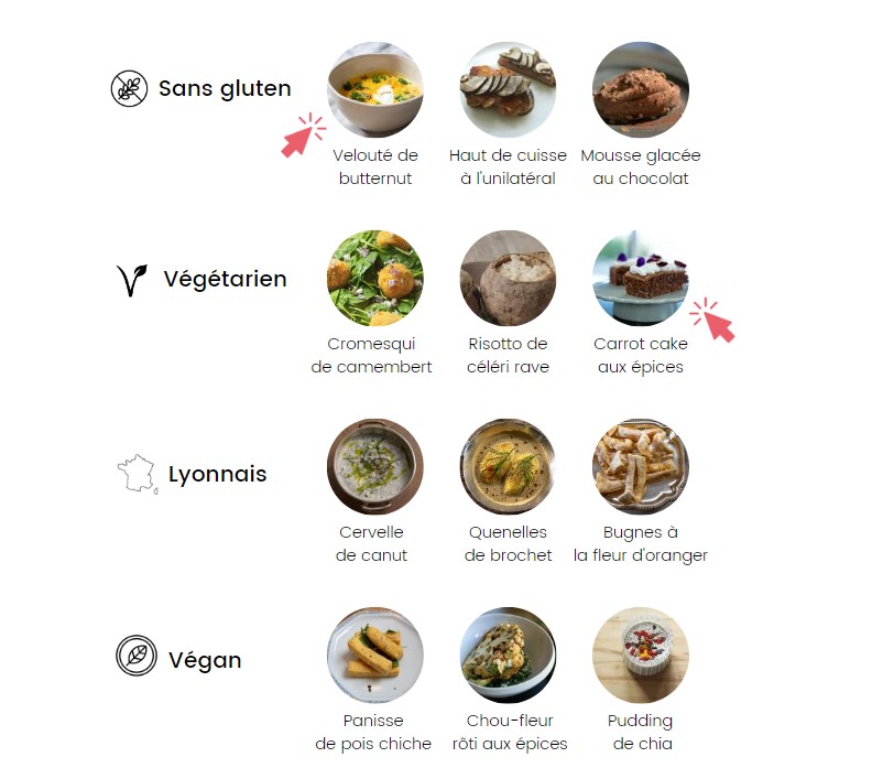 idées table de noel 2022 menu à composer