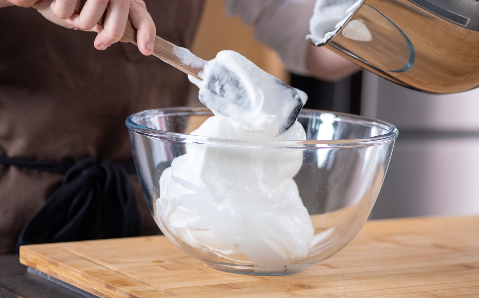 idées déco buche de noel meringue