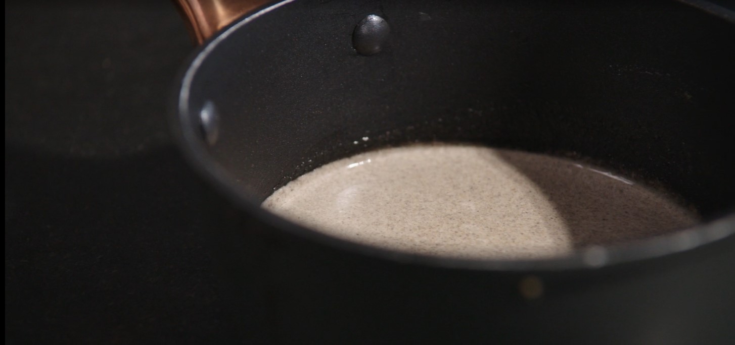 soupe hivernal à la truffe et aux poireaux
