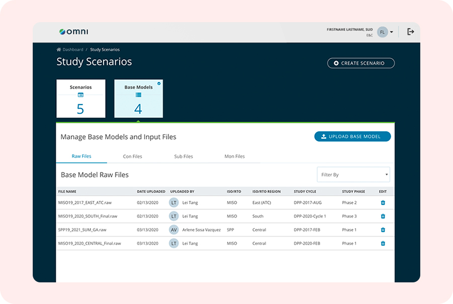 OMNI Application for NextEra Energy, design artifact 1