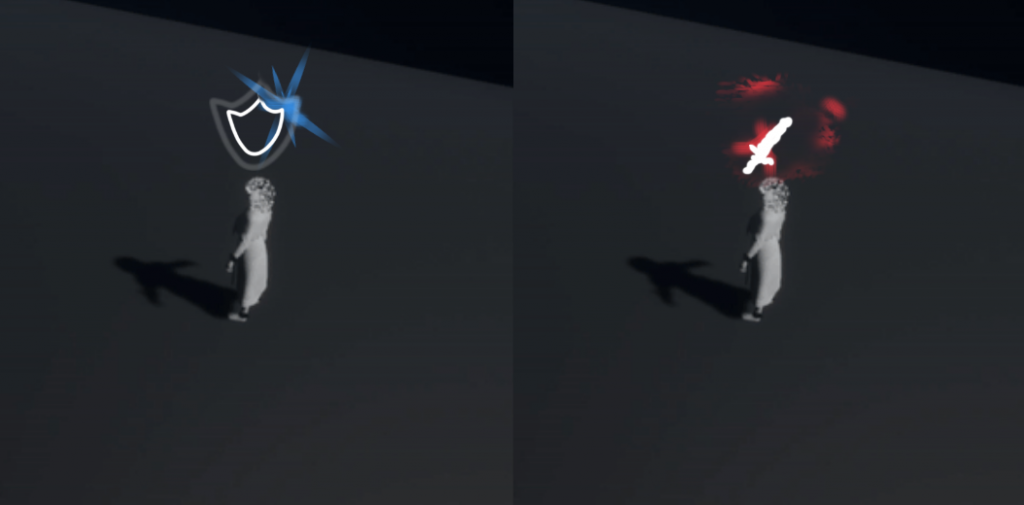 WIP vfx for 2 buff effects from Depths of Erendorn