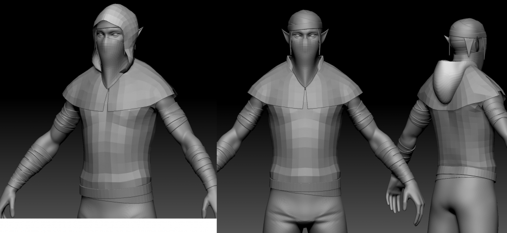 Hood sculpting experiment in ZBrush