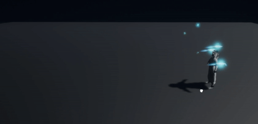 WIP vfx for Frost Missiles from Depths of Erendorn