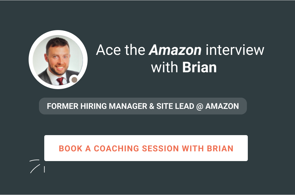 Ace the Amazon interview with Brian