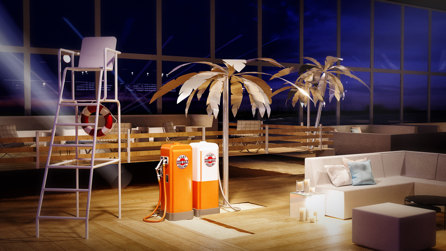 Miami 3d reproduction