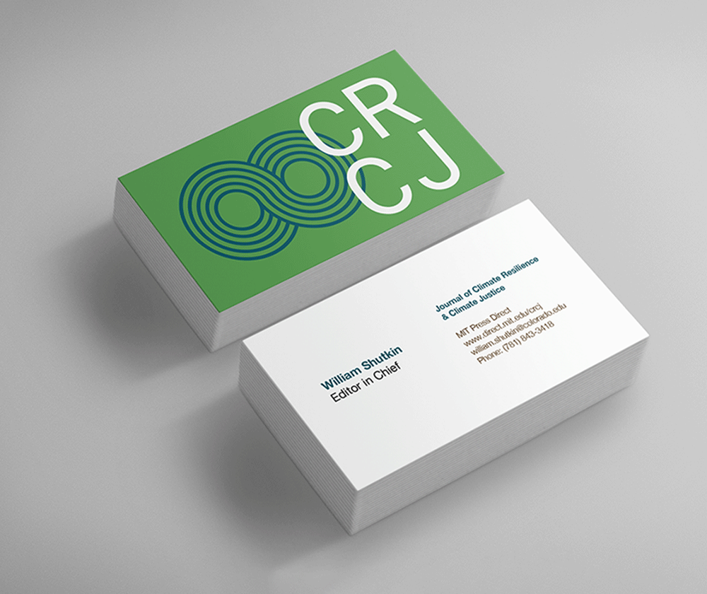 Images of business cards and web page