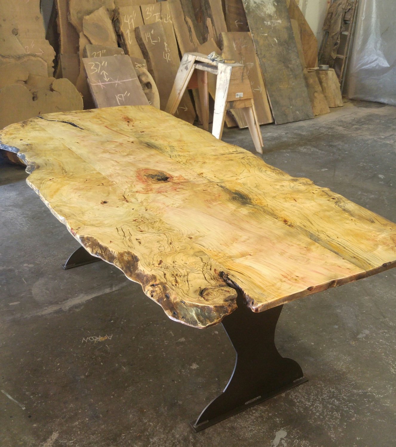 Wicked Grain Live Edge Dining Table