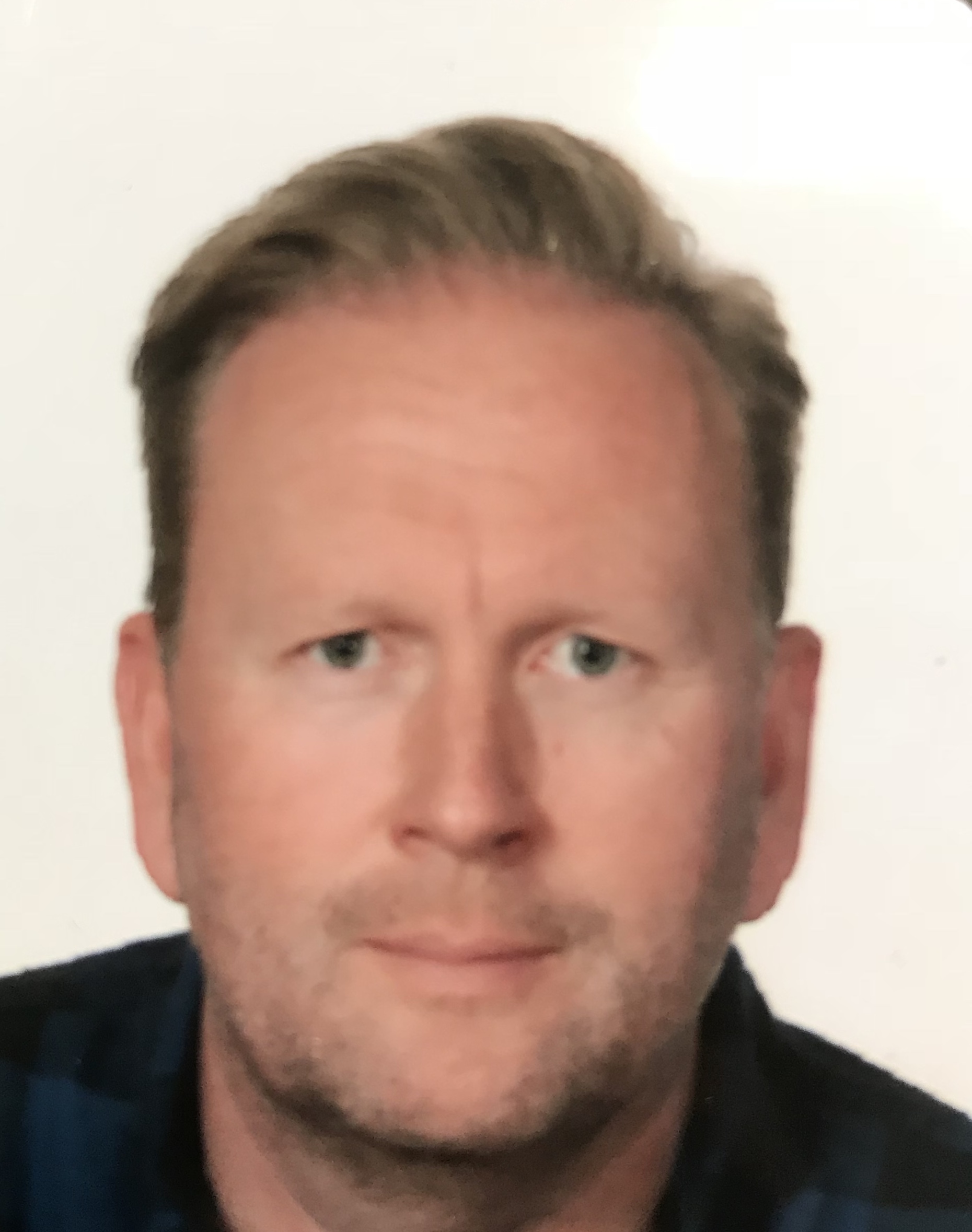 Face of the author of the text