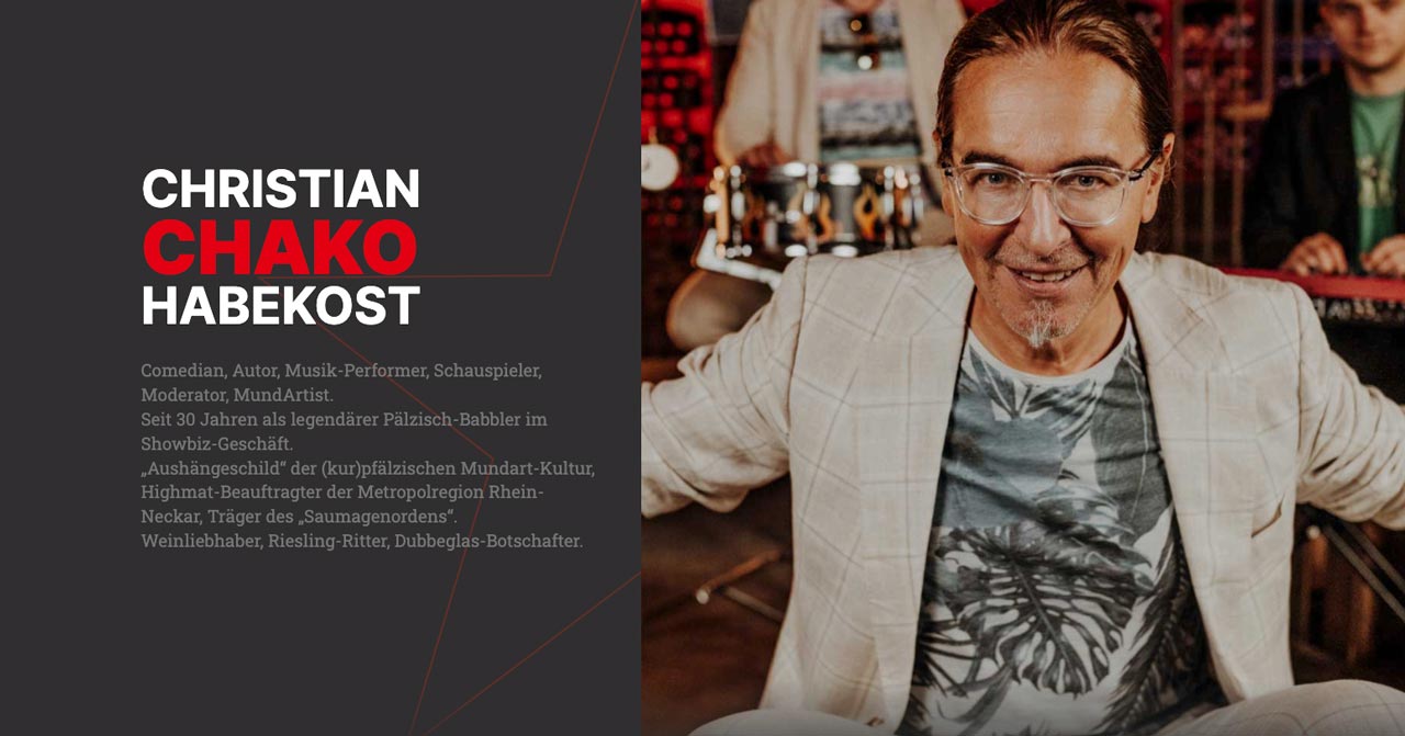Christian Chako Habekost | Kabarettist, Comedian, MundArtist