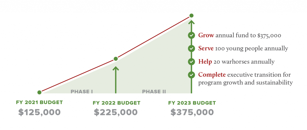 LOPE has a strategic plan to greatly expand our youth and horse programs by 2023.