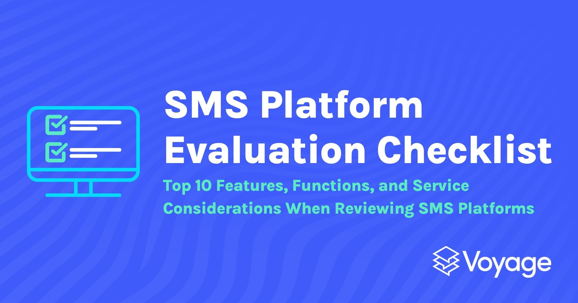 SMS Marketing Platform Evaluation Checklist for Retailers, eCommerce and DTC Brands