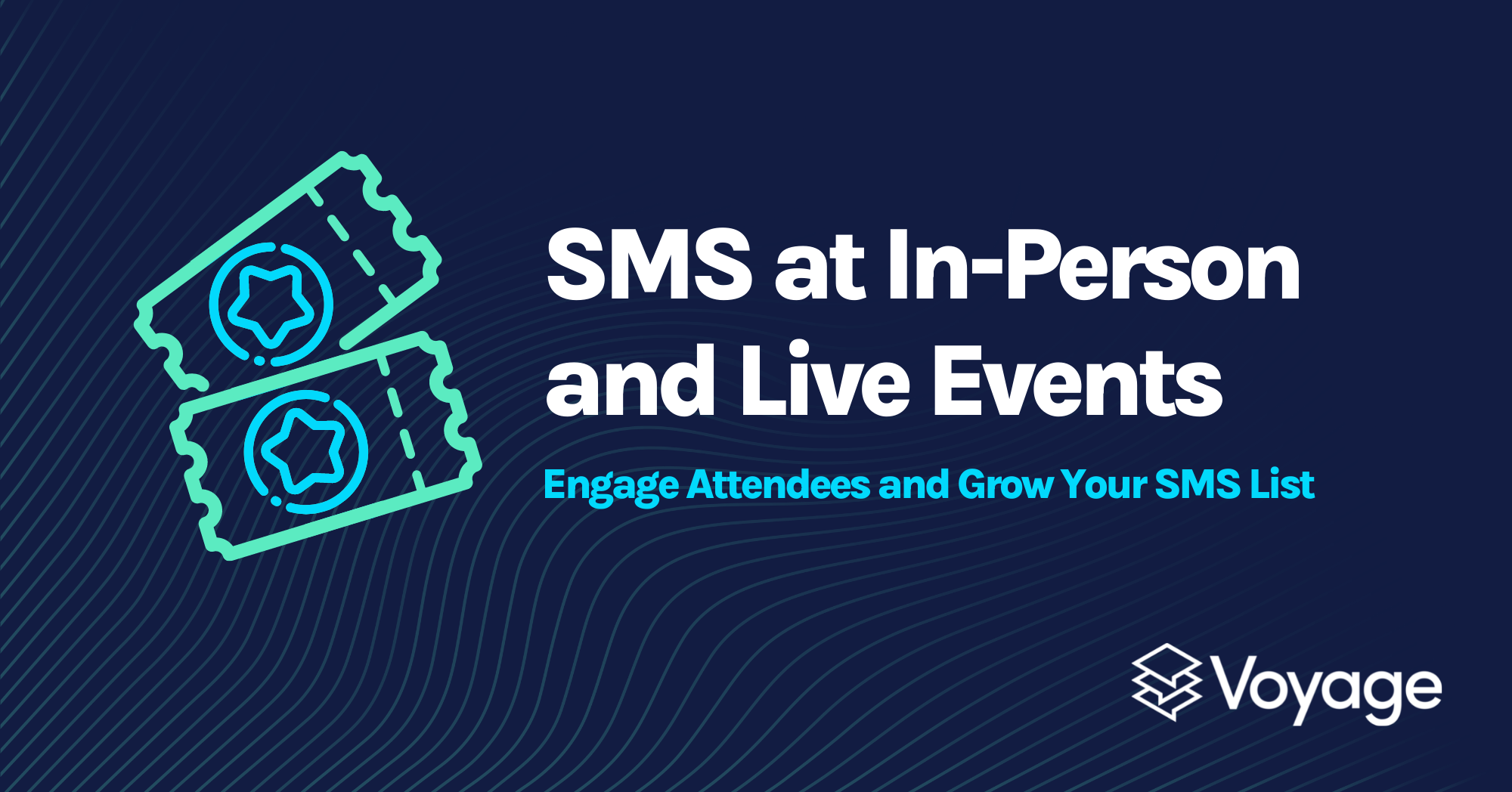 How to Use SMS at In-Person and Live Events