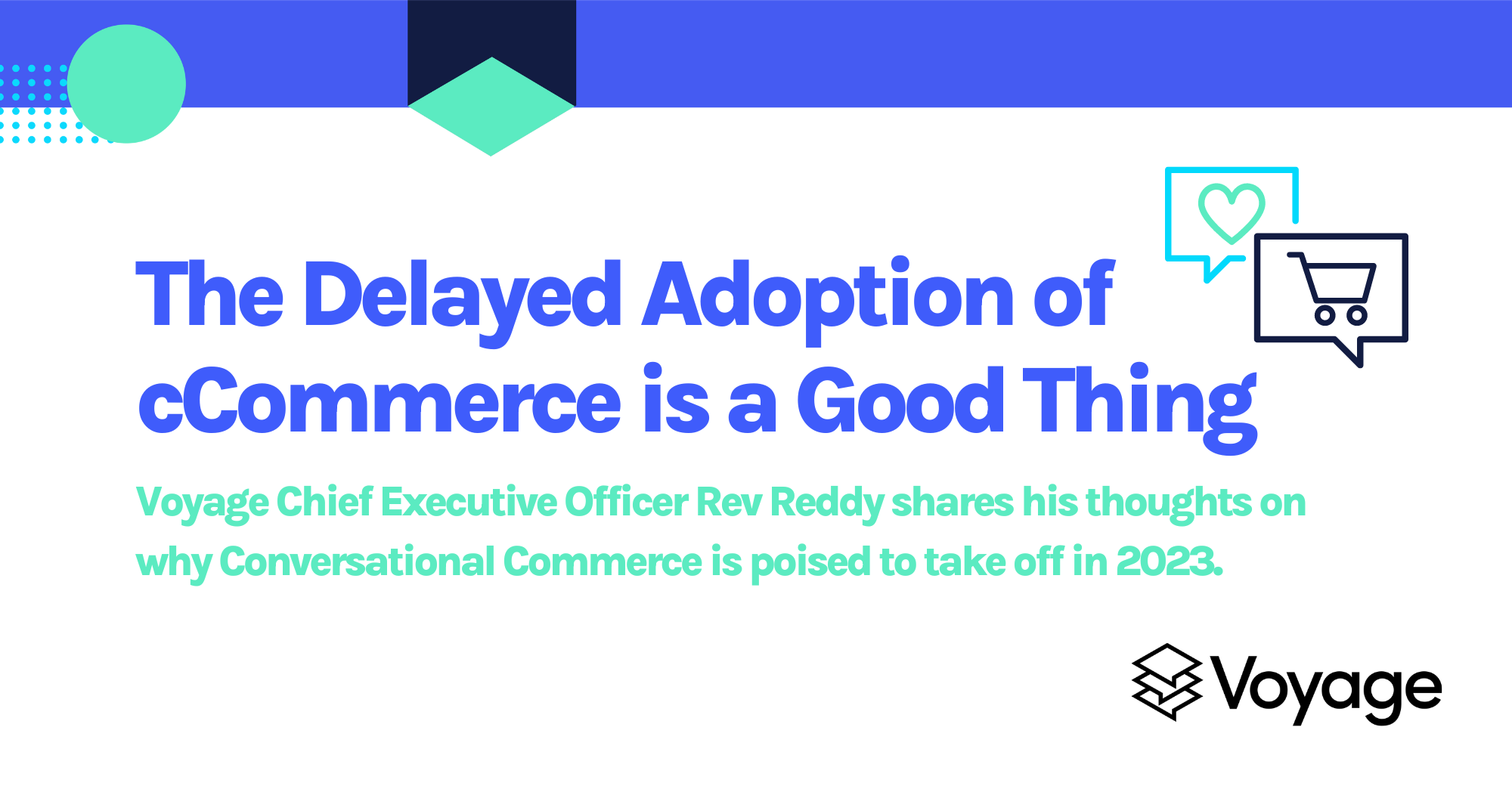 Why Conversational Commerce Makes Sense Now More Than Ever