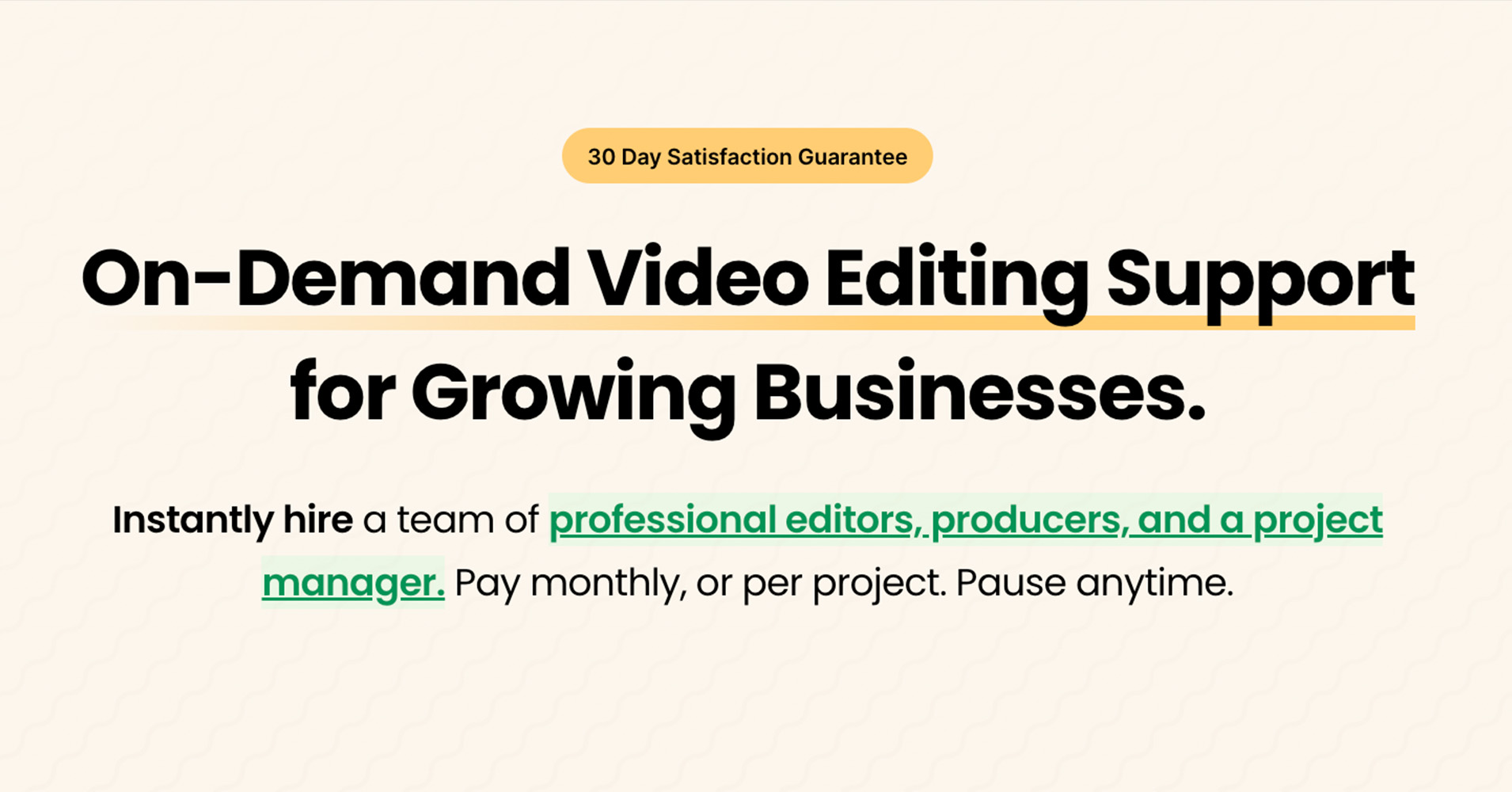 Edit Crew OnDemand Video Editing Support