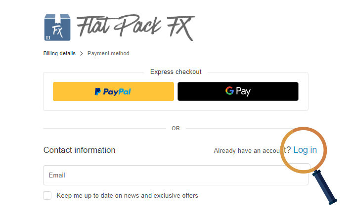 social login checkout