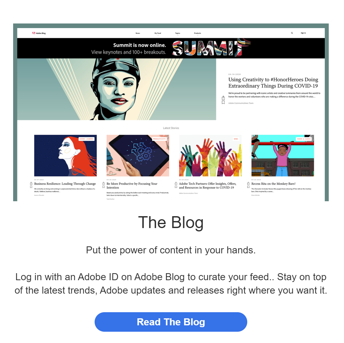 summit blog email