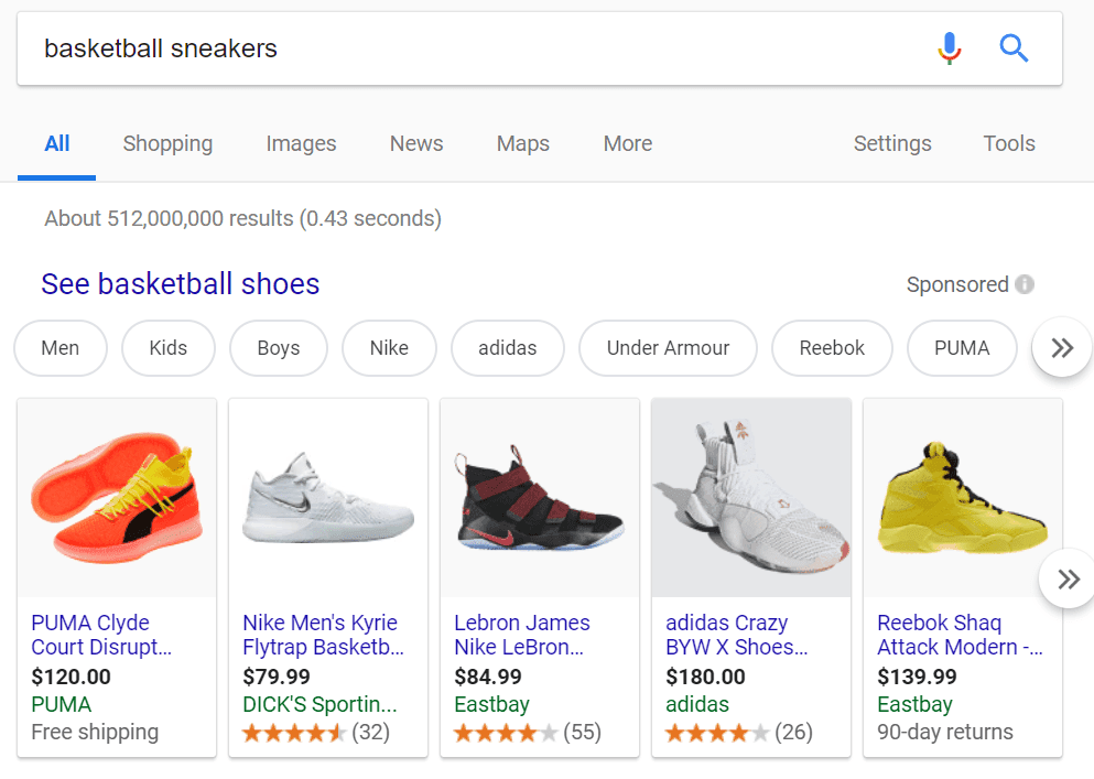 google shopping