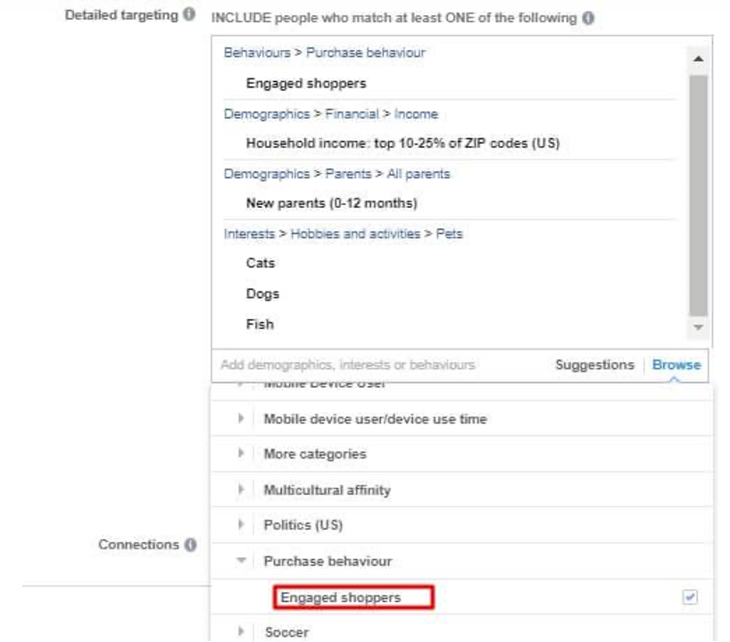 behavior screenshot