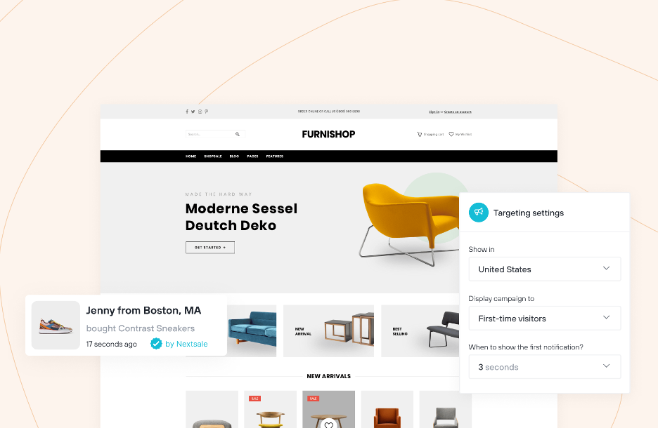 nextsale notifications