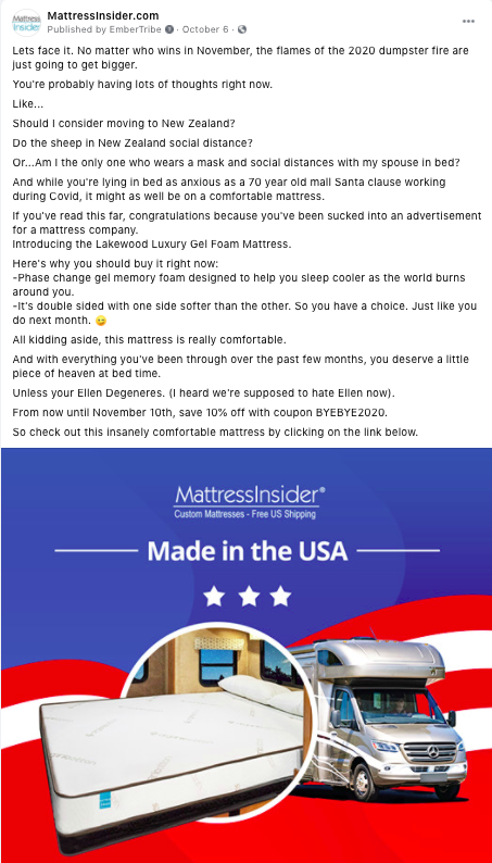 lon cope facebook ad example